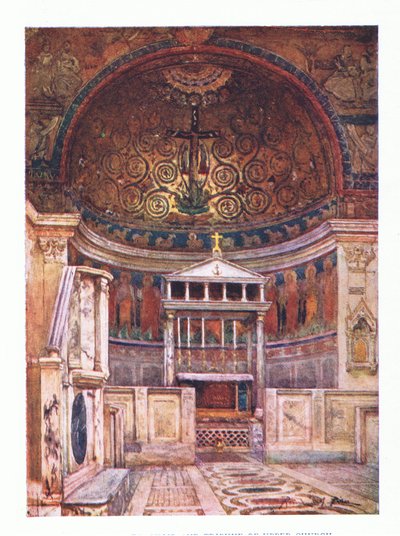 San Clemente, choir and Tribune of Upper Church (below is Temple of Mithras) by Alberto Pisa